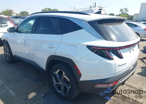 2022 Hyundai Tucson Hybrid Sel Convenience z USA, uszkodzony, nr VIN KM8JFCA19NU027446